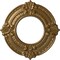 Ekena Millwork Benson Ceiling Medallion (Fits Canopies up to 4 1/8"), 9"OD x 4 1/8"ID x 5/8"P, Pale Gold CM09BNPAS - alternate 1